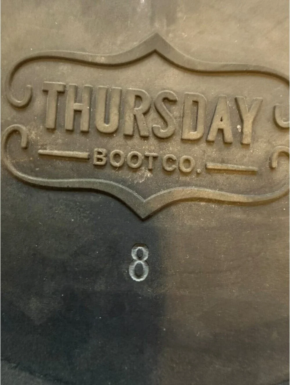 Thursday Boot Co Captain Cap Toe Boots Tan Leather Mens 8